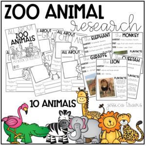 https://www.teacherspayteachers.com/Product/Zoo-Animal-Research-K-1-3744200