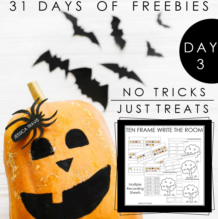 No Tricks…Just TREATS!  31 Free Math Stations
